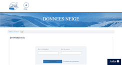 Desktop Screenshot of donnees-neige.domaines-skiables.fr