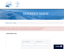Tablet Screenshot of donnees-neige.domaines-skiables.fr